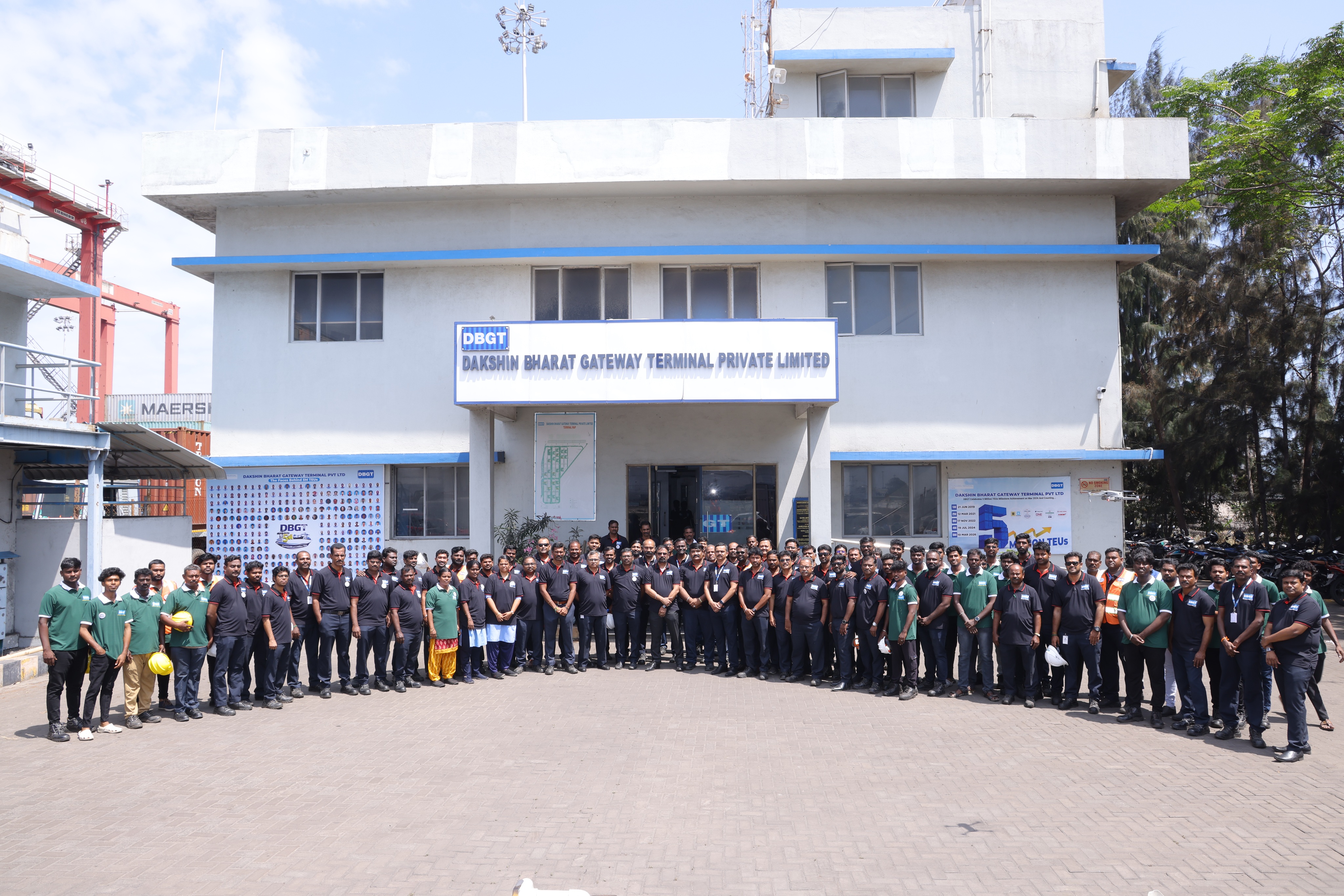 DBGT Achieves Historic Milestone of 5 Million TEUs