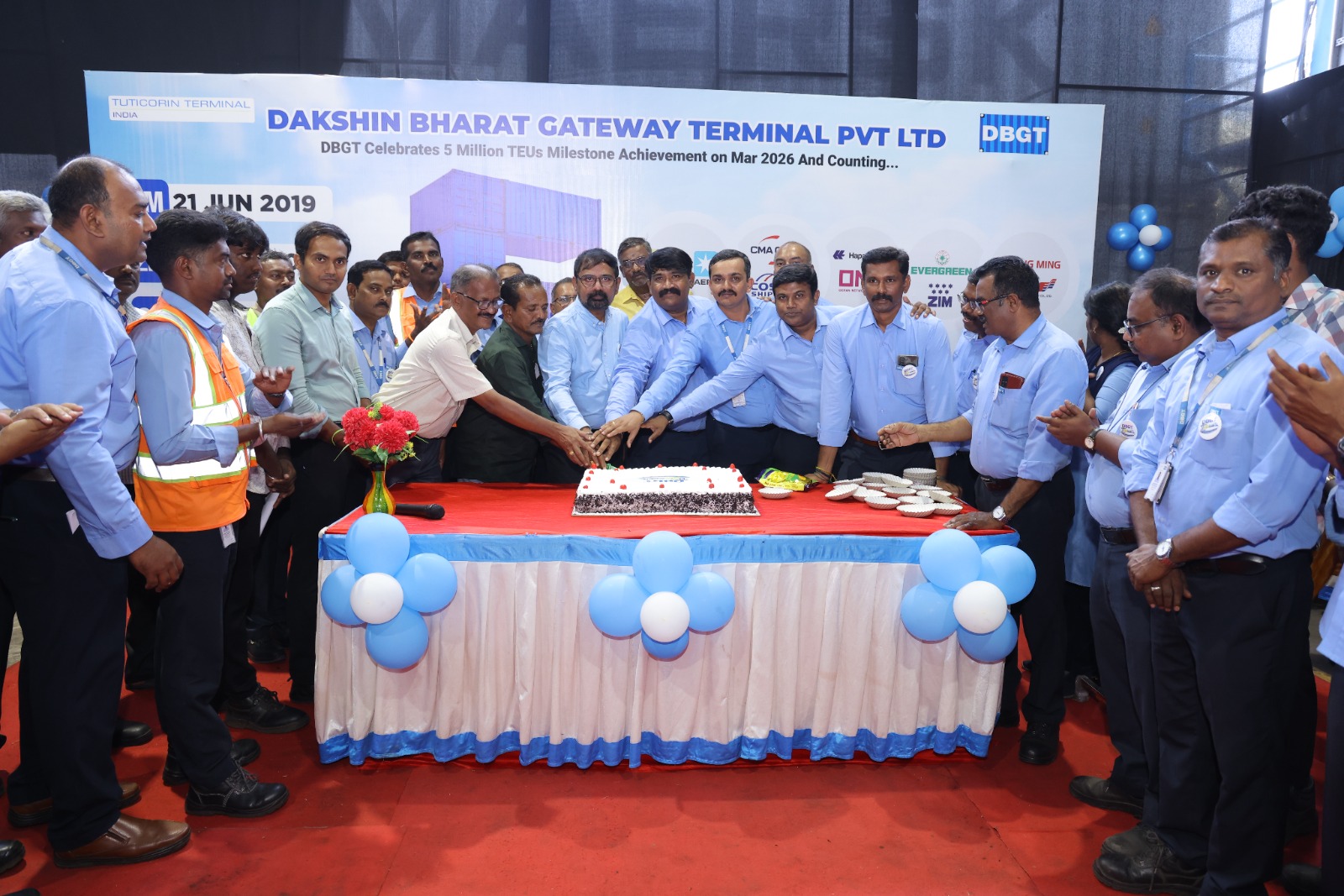 DBGT Achieves Historic Milestone of 5 Million TEUs