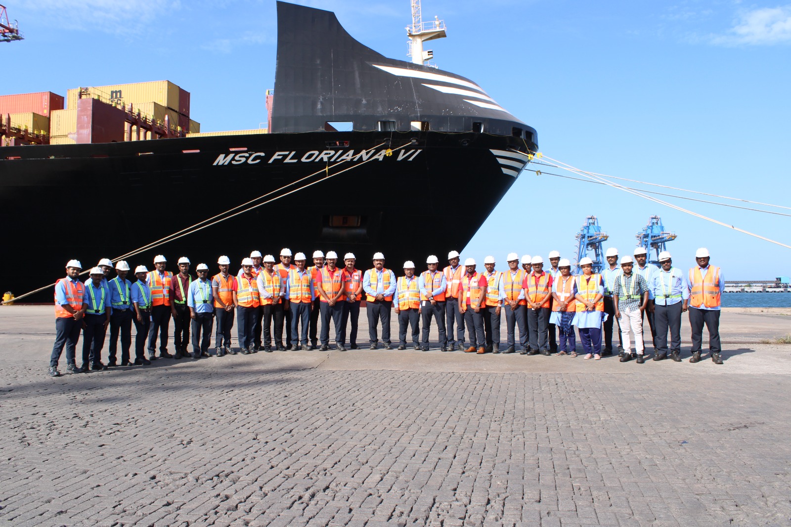 DBGT Sets Benchmark: Highest Parcel Size Handled on M.V. MSC FLORIANA VI